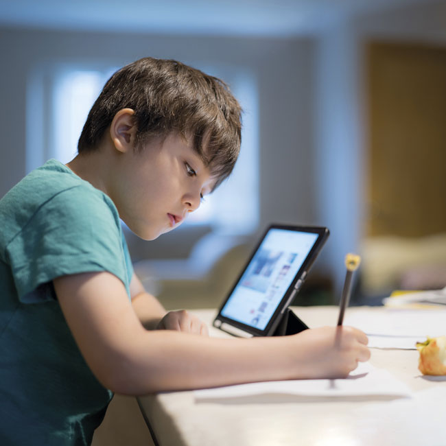 Tabletas para clases en línea