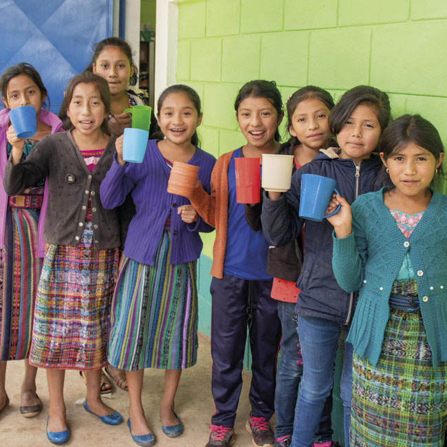 Agua limpia en la escuela